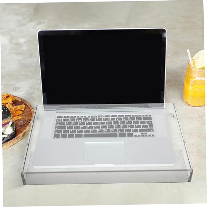 DOITOOL Clear Acrylic Keyboard Cover Protector, 15.6 in Laptop Keyboard Cover Mechanical Laptop Protector Cats from Touching Keyboard,15.7x10.4x1.6in