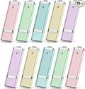 KEXIN 10 Pack 64GB Flash Drives - USB Thumb Drive, 64GB, Colorful