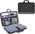 imComor 15.6 Inch Laptop Sleeve Bag, Men Women TSA Case for Macbook Pro 16 M4 M3 M2 M1, Lenovo Ideapad 15.6, HP Envy/Victus 15.6, Acer Aspire/Nitro 5 15.6, Dell 15, ASUS Chromebook 15 Case, Black