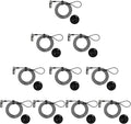 I3C Laptop Cable Lock 4 Digital Combination Lock Security Computer Cable Lock Anti Theft Combination Lock Compatible for Tablet Laptop (10 Packs)