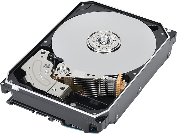 Toshiba N300 PRO 18TB Large-Sized Business NAS (up to 24 bays) 3.5-Inch Internal Hard Drive - Up to 300 TB/year Workload Rate CMR SATA 6 GB/s 7200 RPM 512 MB Cache - HDWG51JXZSTB