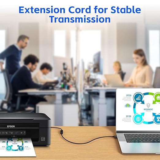 USB Extender Cord 0.5FT(3 Pack), USB 3.0 Extension Cable, USB A Male to Female, Compatible for USB Flash Drive, Hard Drive, Card Reader, Webcam, Printer, Keyboard, Mouse, Playstation, Xbox, VR Headset