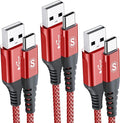 USB Type C Charger Cable [3Pack,10ft+6.6ft+3.3ft], Power Charging Cable for Kindle Fire HD 10 9th 2019 8 10th 2020 Paperwhite 11th 2021 Generation, Samsung Galaxy S21 S20 S10 A13 A33 A53