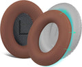 SOULWIT Silicone Ear Pads Cover Protector for Bose QuietComfort QC15 QC25 QC2 QC35 QC45/Ae2 Ae2i Ae2w/SoundTrue & SoundLink AE Headphones Cushions, Sweatproof, Easily Washable - Coffee