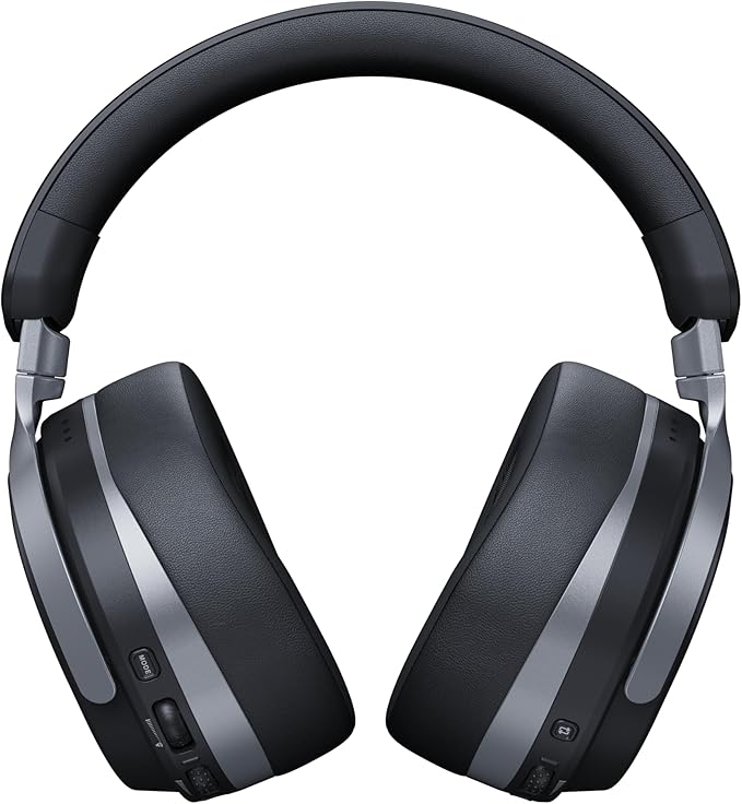 Turtle Beach Stealth 700 Gen 3 Wireless Multiplatform Amplified Gaming Headset for PC, PS5, PS4, Mobile – 24-bit Audio, 60mm Drivers, High-Bandwidth Microphone, Bluetooth, 80-Hr Battery – Black
