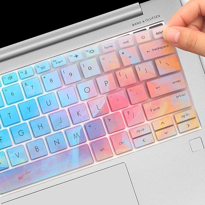 Colorful Keyboard Cover for HP EliteBook 830 835 840 845 1040 G9 G10 2024 2023 2022 13.3 14 inch Laptop Accessories Keyboard Protective Skin (Not fit The 830/840/845/1040 G11 G8 G7 G6 G5 G4 G3)