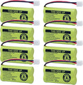 BT18433/BT28433 2.4V 550mAh Ni-Mh BT184342/BT284342 Cordless Phone Battery BT8000/BT8001 BT-6010 BT-8300 BT-1011 BT-1018 BT-1022 CPH-515D CS6209 CS6219 CS6229 DS6301 DS6101 CL80109 (8 Pack)