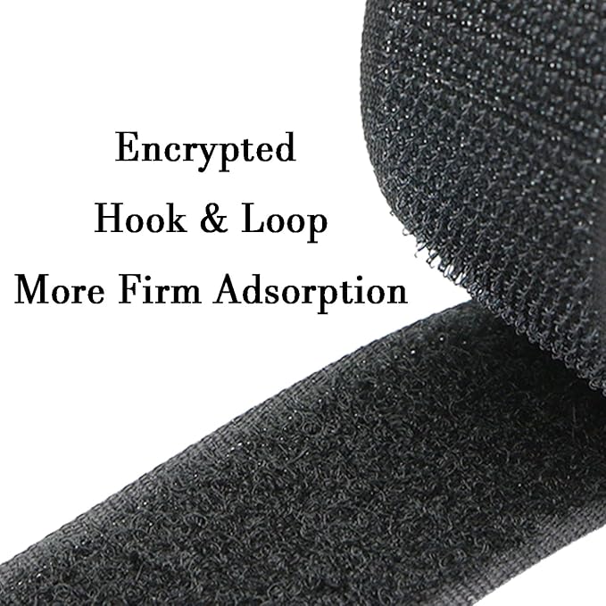 32 pcs 1-inch-wide Hook and Loop Cable Straps, 8"-12"-18"-24"-36" Adjustable Fastening Straps, Fixing and Organizing Cable Ties Set, Multi-Purpose Nylon Cinch Strap, Heavy-Duty Storage Straps