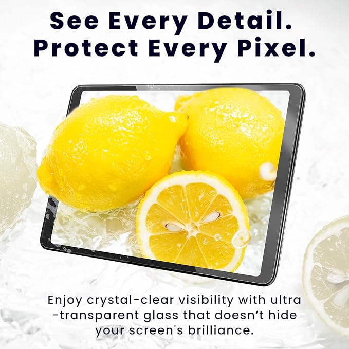 BELLEMOND Tempered Glass Screen Protector designed for iPad Pro 13" (M5, 2025/M4, 2024) - Ultra Clear「EZ Guide」Alignment Kit for Flawless Installation, 10H Hardness - Designed in Japan