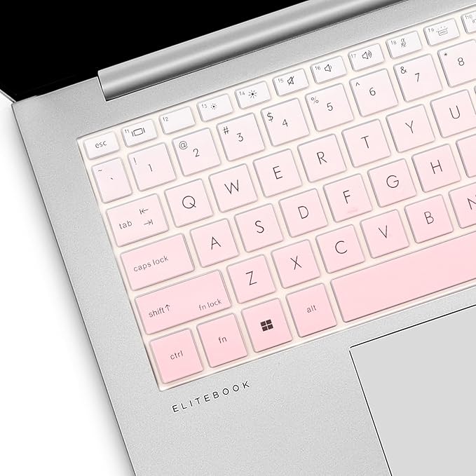 Keyboard Cover for HP EliteBook 830 835 840 845 1040 G9 G10 2023 2022 13.3 14 inch Laptop Accessories Keyboard Protective Skin (Not fit The 830/840/845/1040 G8 G7 G6 G5 G4 G3) -Ombrepink