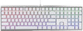 Cherry MX 3.0 S Wired Mechanical Gaming Keyboard. Aluminum Housing Built for Gamers w/MX Black Switches. RGB Backlit Color Display Over 16m Colors. from The Makers of MX. Full Size. Pure White.
