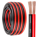6 Gauge Wire 2 Conductors Copper Wire, 6 AWG Battery Cable Oxygen Free Copper Wire for Solar Panel, Automotive, Trailer, RV and Speaker (6 Gauge 5FT)