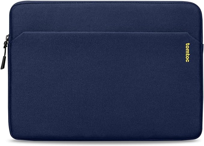 tomtoc Slim Laptop Sleeve for 15-inch 2025 New MacBook Air M4/A3241, M3/A3114, M2/A2941, 15 Inch Microsoft Surface Laptop AI PC/6/5, Dell XPS 15 Plus, Recycled Water-Resistant Protective Case Bag