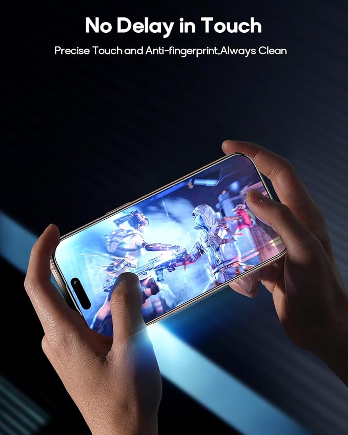 3 Pack for iPhone 16 Tempered Glass Screen Protector, Dust Free CABIN, Auto Positioning, Bubble Free, High Definition, Easy Installation,9H+ Hardness