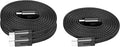 Statik MagStack USB C to USB C Cable, Magnetic Anti Tangle Flat Type C Charger Fast Charging Cord, Magnetic Charging Cable, Compatible with iPhone 16 Pro Max, 15, Galaxy S24 Ultra, 100W 6FT/2M, 3-Pack