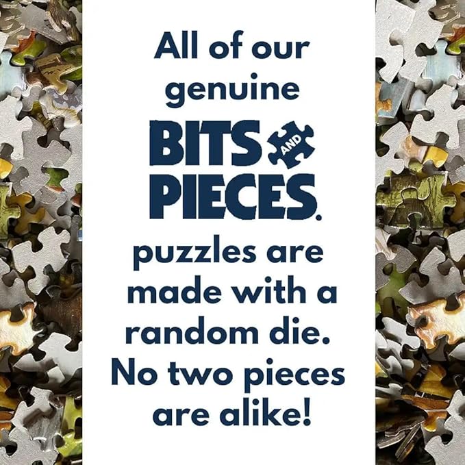 Bits and Pieces - 200 Piece Big Piece Jigsaw Puzzle for Seniors - 15" x 19" - Home Grown - 200 pc Fall On The Farm Large Lettered Pieces Mental & Physical Dexterity Jigsaw by John Sloane