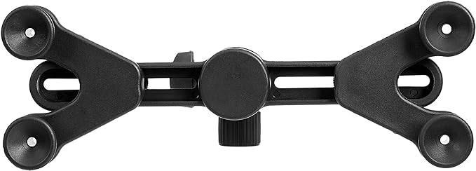 Amazon Basics Adjustable Tablet/iPad Mic Stand Holder for Music Performance, Black