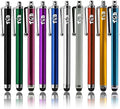 TCD 10 Pack Stylus Pen for Touch Screen, Universal Capacitive Digital Stylus Pen for iPad, iPhone, Tablet, Laptop – Premium Thick Styluses for All Touchscreen Devices with Rubber Tip, Multi Colors