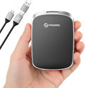 PHIXERO P5PLUS Portable SSD 2TB Up to 550MB/s, USB 3.2 Gen 2 External Solid State Drive，USB C to C&A for Smartphone，Tablet，PC，Labtop (Black)