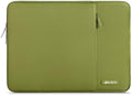 MOSISO Laptop Case 13.3 inch, 13-13.3 inch Laptop Sleeve Compatible with MacBook Air/Pro 13 / Pro 14, HP Dell ASUS Lenovo Notebook, Polyester Vertical Computer Sleeve Bag with Pocket, Chartreuse