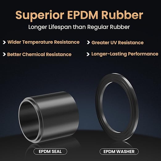 QILIPSU 10pcs M12L Long Thread Cable Gland Waterproof IP68 Nylon Strain Relief Cord Grip Cable Pass Through Wire Connector