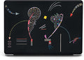 Berkin Arts for MacBook Pro 14 inch Cover A3401 A3185 A3112 A2992 A2918 A2779 A2442 with M4 M3 M2 M1 Chip(2021-2024 Release) Keyboard & Screen Cover Naive Art Illustrated (Two Sides by Kandinsky)