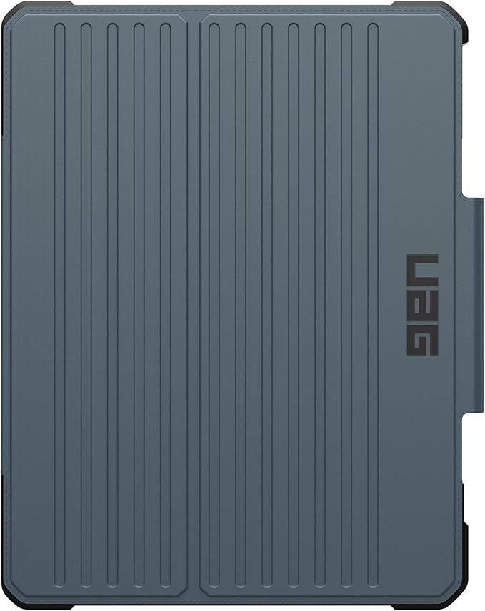 URBAN ARMOR GEAR UAG Designed for iPad Air 13" Case (1st/2nd Gen 2024-2025) M3 A3268 A3269 - Rugged Multi-Angle Viewing Folio Cover with Pencil Holder & Adjustable Stand, Metropolis SE Cloud Blue