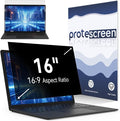 Laptop Privacy Screen 16 Inch Compatible With Lenovo Hp Dell Acer Asus Thinkpad Envy Xps, 16:9 Aspect Removable Anti Glare Blue Light Filter Protector, 16inch Computer Monitor Privacy Shield