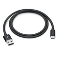 Woven USB-C Cable for iPhone 16 Pro Max (Black, 5ft) MFi Certified Car CarPlay USB-A to USB C Charger Cord Fast Charging for Apple iPhone 15 Pro Max/16/16 Plus/16 Pro/15/15 Pro/15 Plus/iPad Air M2