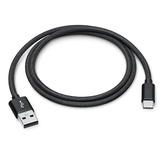 Woven Car CarPlay USB-C Cable for iPhone 16 Charger MFi-Certified USB-C to USB-A Cable Cord Fast Charging for Apple iPhone 16 Pro Max/16 Pro/15 Pro Max/16 Plus/15Plus, iPad Air 13-in M2 (3.3ft, Black)