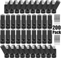 EASTBULL USB Flash Drive Bulk 2GB 200 Pack with Lanyards USB 2.0 Thumb Drive Bulk Memory Stick Swivel Pen Drive for Storage and Backup 2GB 200 Pack, Black