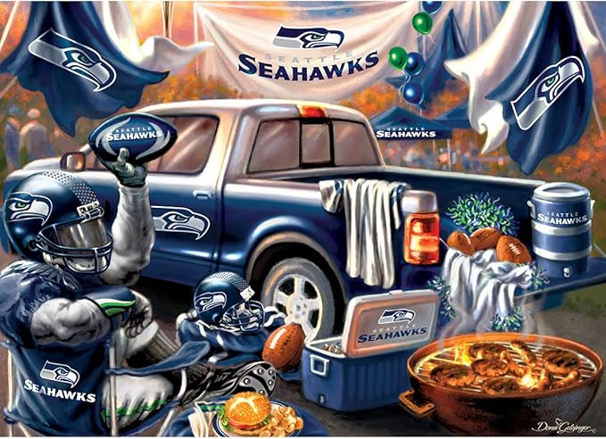 MasterPieces NFL Gameday Puzzles Collection - NFL Gameday Tailgate 1000 Piece Jigsaw Puzzle
