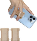 Universal Phone Grip for Smartphones - Phone Holder for Hand for Back of Phone -Wireless Charging Compatible (Gold) - 2Pack