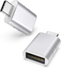 Syntech USB C to USB Adapter(2 Pack), USB-C Male to USB 3.0 Female Adapter Compatible with iPhone 16 Pro Max MacBook Pro Air 2023 iPad mini Pro Surface Pro and Other Type C or Thunderbolt 4/3 Devices