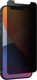 ZAGG InvisibleShield Glass Elite Privacy+ Screen Protector for iPhone 12 Pro Max, Two-Way Privacy Filter, 4X Stronger, Anti-Fingerprint Technology, Easy to Install