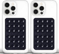 Anteel Medium-Sized Silicone Suction Phone Case Adhesive Mount, Enhanced Suction Power and Upgraded Thickened Sticky Phone Grip, Durable, Hands-Free Sticky Phone Holder, 2.28"x3.46" (BLK&BLK)