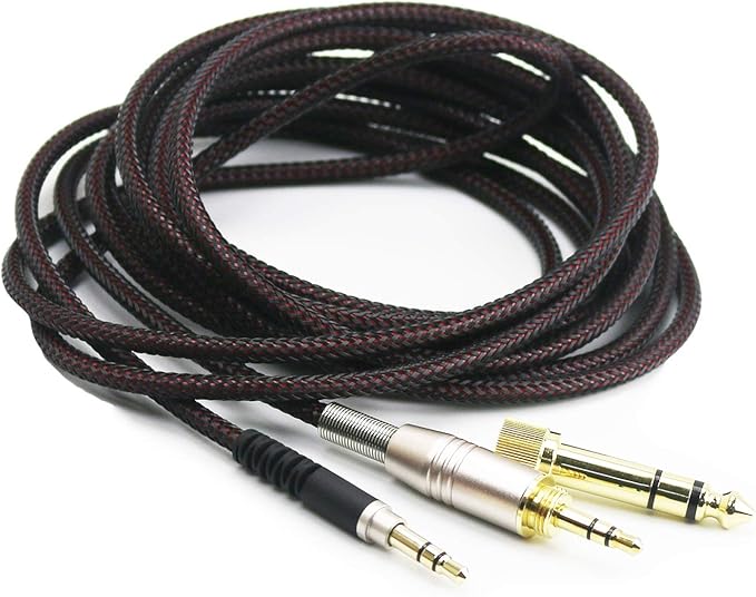 NewFantasia Replacement Audio Upgrade Cable Compatible with Audio-Technica ATH-M50xBT, ATH-AR3BTBK, ATH-SR50BT, ATH-ANC9, ATH-ANC7B, ATH-SR5BTBK, ATH-S700BT Headphones 1.2meters/4ft