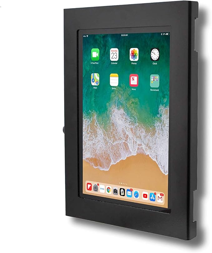 TABcare Locking Security Metal Case for Apple iPad Pro 12.9" 3rd 4th 5th 6th gen. for Kiosk, POS, Store, Show Display (Black, iPad Pro 12.9 3/4/5/6)