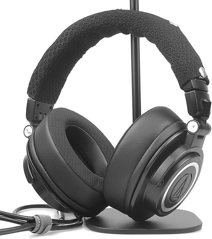 GVOEARS Replacement Earpads for Audio Technica ATH M50X/M40X/M30, HyperX Cloud/Alpha, Sony MDR-7506 Series, Steelseries Arctis earpads Replacement, Ear Cushions Also fit Turtle Beach Stealth & More