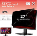 BERSEM 27 inch Removable Computer Privacy Screen Filter for 16:9 Ratio Monitor, Anti-Spy, Anti-Glare, Anti-Scratch, UV-Blocking