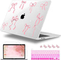 for MacBook Pro 16 inch Case 2019 2020 Release Model A2141, Plastic Hard Shell Cover with Keyboard Cover & Screen Protector for MacBook Pro 16 inch with Touch Bar & Touch ID, Star Bow