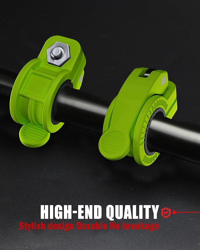 Mini Barbell Clips 1 inch I Multi-Size Adjustable Barbell Collar I 1 inch Barbell ClampsIQuick Release Weight Clips Pair of Locking for Dumbbell Bar