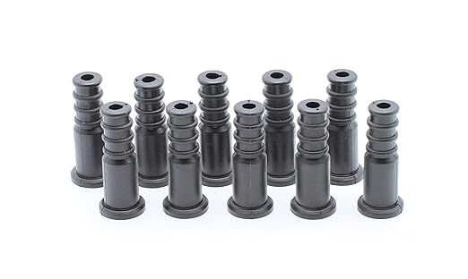 THE CIMPLE CO Coaxial Cable Weather Boot - RG6 Connectors RG59 Ends Coaxial Boots - Weatherproof (Black) - Pack of 50