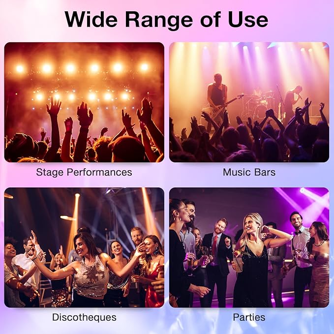 DJ Light Stand, Tripod Lighting Stand with 73""-138"" Adjustable Height, Portable T-bar Light Stand Stage Light Stand for Bar, Party & Banquet, TL35700