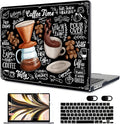 MEEgoodo Case for M4/M3/M2 MacBook Air 13.6 inch Case 2025 2024 2022, Fit Model A3240/A3113/A2681, Laptop Hard Shell with Keyboard Cover Compatible with MacBook Air 13 inch, Coffee
