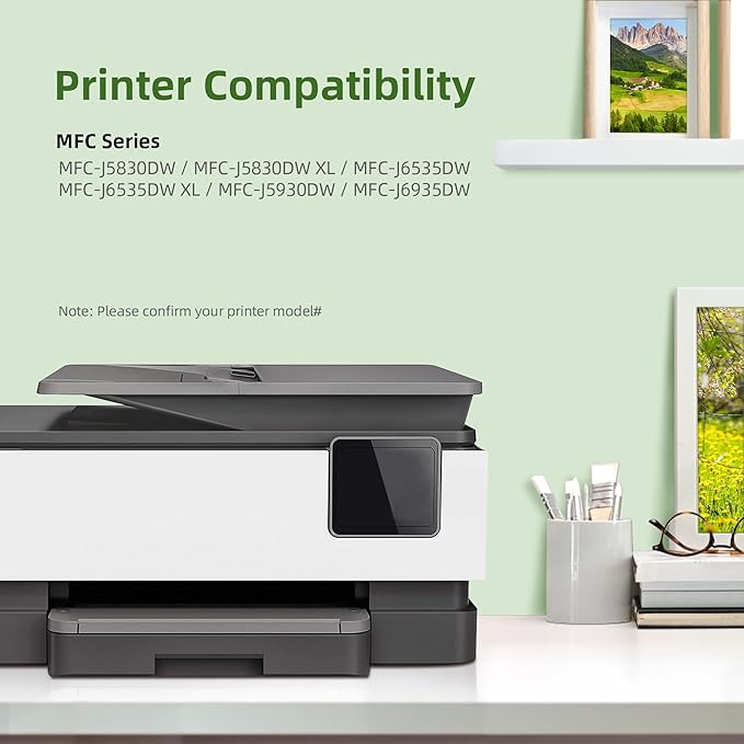 LC3029XXL Ink Cartridges LC30295PK Super High Yield Compatible for Brother LC3029 Ink Cartridges MFC-J5830DW MFC-J5830DWXL MFC-J5930DW MFC-J6535DW MFC-J6935DW Printer, 5 Pack black cyan magenta yellow