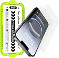 Esanik for iPhone 16e/14/13Pro/13 Matte Glass Screen Protector [Auto-alignment] Anti-Glare & Anti-Fingerprint,Anti-Reflection,Bubble Free, Smooth as Silk, 2 Pack 9H Glass Screen Cover
