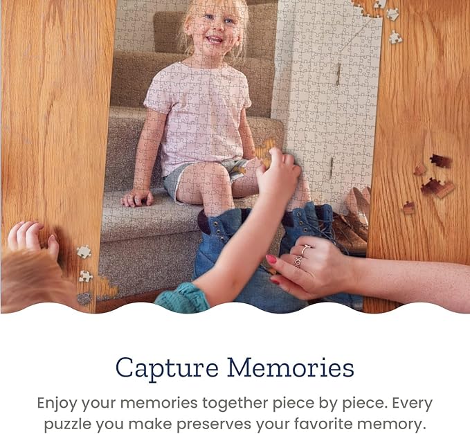Photo Personalized Puzzle for Mother's Day - 500 Piece - I See Me! (Horizontal/Landscape)