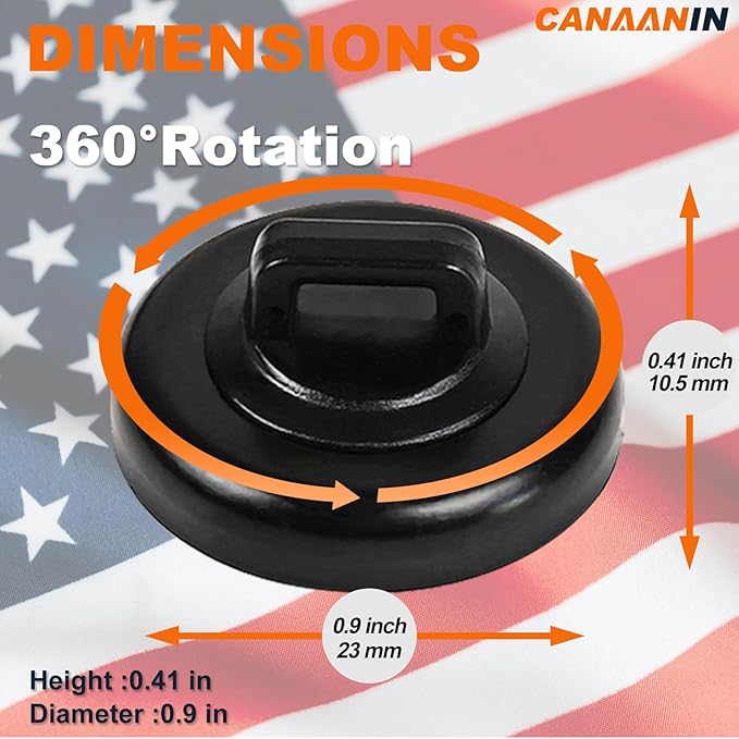 Magnet Zip Tie Mount Clips Magnetic Zip Ties Mount Base Holder Strong Wire Cable Holder Mount Wire Clips Management for Home Office Marine Electrical Wiring (D23 5Pcs)