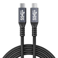 usbc to USB c 3.1,USB-c 10gbps Data Transfer Video 4K Monitor Cable 100W High Speed Data Transfer Fast Charging Cord Compatible with Monitor 3.3FT(1m)